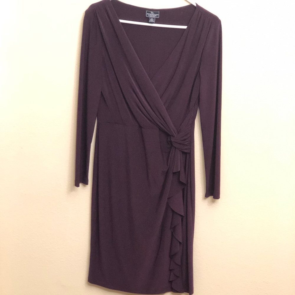 American Living purple midi dress
